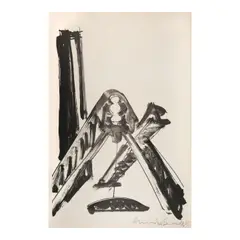 Mark di Suvero, For Rilke (TGL 173), 1976, Lithograph on Arches paper