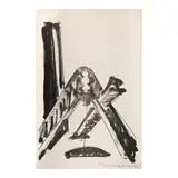 Mark di Suvero, For Rilke (TGL 173), 1976, Lithograph on Arches paper