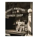 Berenice Abbott, Pingpank Barber Shop, 1938, Gelatin silver print