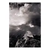 Ansel Adams, Half Dome from Glacier Point, Thunderstorm, Yosemite National Park, California, 1947, Gelatin silver print