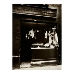 Eugène Atget, Boucherie, Rue Christine, 1920s, Gelatin silver print