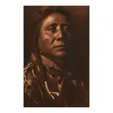 Edward S. Curtis, Coups Well-Known - Apsaroke, 1908, Large-format photogravure on Japanese vellum; titled and signed within the plate