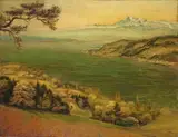 Otto Dix, Frühling am Untersee, 1941, Mischtechnik auf OSSA-Holztafel