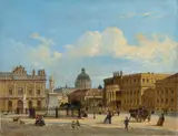Friedrich Wilhelm Klose, Das Kronprinzenpalais in Berlin, Um 1857, Öl auf Leinwand