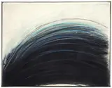 Arnulf Rainer, Gekämmte, 1962, Öl und Ölkreide auf Leinwand, mit Karton hinterspannt
