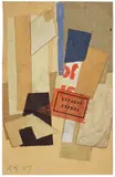 Kurt Schwitters, Ohne Titel (Express), 1947, Collage auf Karton, auf Karton montiert