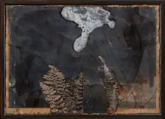 Anselm Kiefer, Johannisnacht, 1977, Blei, Acryl, Emulsion und Schellack über Collage aus Fotoabrissen auf Fotografie auf Rupfen