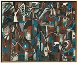 Markus Lüpertz, Kongo, 1981, Öl auf Leinwand