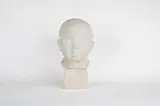 Karel Lenhart, Head of a Boy, 1930s, carrara marble