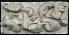 Jiří Bradáček, Relief, 1965, patinated plaster