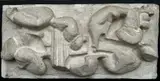 Jiří Bradáček, Relief, 1965, patinated plaster
