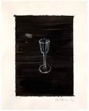 Ed Ruscha, Glass #7, 1993, Acrylic on paper