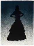 Ed Ruscha, Bailarina (from in Barcelona Suite/Portfolio California), 1988, 3-color lithograph on Guarro paper