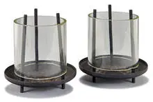 Stan Hawk, Candle stands (2), c. 1950, Hawk House