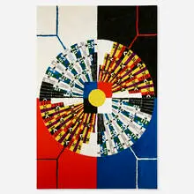 Alfred Jensen, Calling Back the Soul (from The Integer Rules the Universe series), 1960, oil on canvas