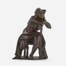 Anthony Caro, Turbaned Figure, 1987, patinated bronze