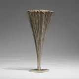 Untitled (Spray) by Harry Bertoia, c. 1964, stainless steel wire, stainless steel, phosphor bronze, sold Sep 2023