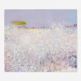 Wolf Kahn, White Thorn Density, 2001, oil on canvas