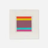 Camille Graeser, Synthese Zwischen den Polen, 1969, acrylic on panel