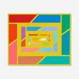 Piero Dorazio, Cina I, 1992, acrylic on linen
