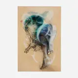 Jongwang Lee, Untitled, acrylic, oil, resin and sumi ink on canvas over wood panel