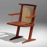 Armchair by New Hope Modern, maple, bubinga, walnut, sold Jul 2023