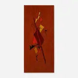 Joseph Meierhans, Abstraction, acrylic on board