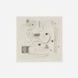 Hilla Rebay, Playful Lines and Shapes, etching