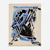 Vaclav Vytlacil, Abstraction in Blue and Black