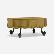 Jordan Mozer, Unique Cheshire Leg coffee table, 2016, cold cast bronze, lacquered fiberglass