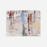 Richard Segalman, Beach Morning, 2004, watercolor on paper