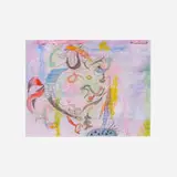 Tobias Musicant, Untitled, mixed media on canvas