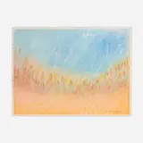 Wayne Cunningham, Wheat Field, pastel on paper