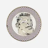 Robert Loughlin, Untitled (plate), acrylic on found object