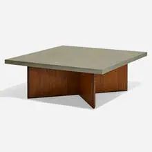 Coffee table by Frank Lloyd Wright, sold Mar 2026