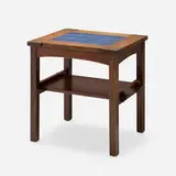 Early and Rare twelve-tile tea table by attribution for Gustav Stickley and Grueby Faience Company LaMont A. Warner, sold Mar 2026