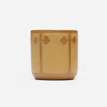 Vase with conventionalized trees by Arthur Eugene Baggs for Marblehead Pottery, sold Mar 2026