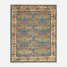 Medium pile carpet by William Morris, hand-knotted wool, sold Mar 2026