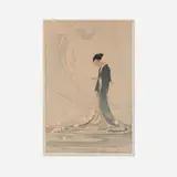 Bertha Lum, Spirit of the Sea, 1916, woodcut in colors