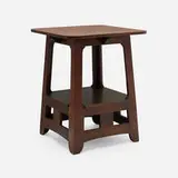Brooks Manufacturing Co., Pagoda table, c. 1912, oak