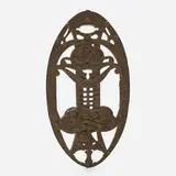 Dankmar Adler and Louis Sullivan, Elevator grille element from the Guaranty Building, Buffalo, New York, c. 1896, copper-plated cast iron