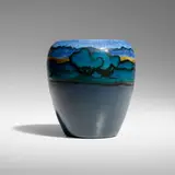 Saturday Evening Girls, Vase with landscape
