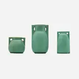 William Day Gates for Teco Pottery, Collection of three vases