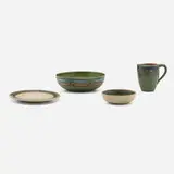 Saturday Evening Girls, Collection of four tabletop articles with landscapes