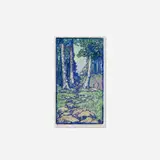 Frances Gearhart, April, c. 1928, woodcut in colors