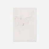 Coq by Alberto Giacometti, c. 1951, pencil on notepaper, sold Sep 2017