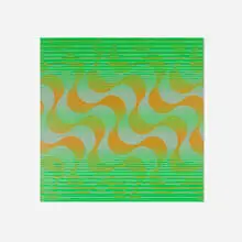 Julian Stanczak, Tropical, 1971, acrylic on canvas
