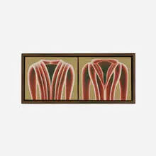 Christina Ramberg, Untitled, 1980, acrylic on masonite in artist's frame