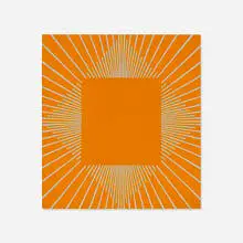 Richard Anuszkiewicz, Untitled, c. 1962, enamel on card stock laid down on canvas