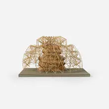 Irving Harper, Untitled, toothpick construction